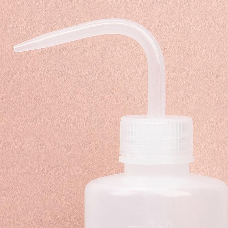 1Pc 250Ml Eyelash Extension Elbow Flush Bottle Makeup Wash Squeeze Bottle