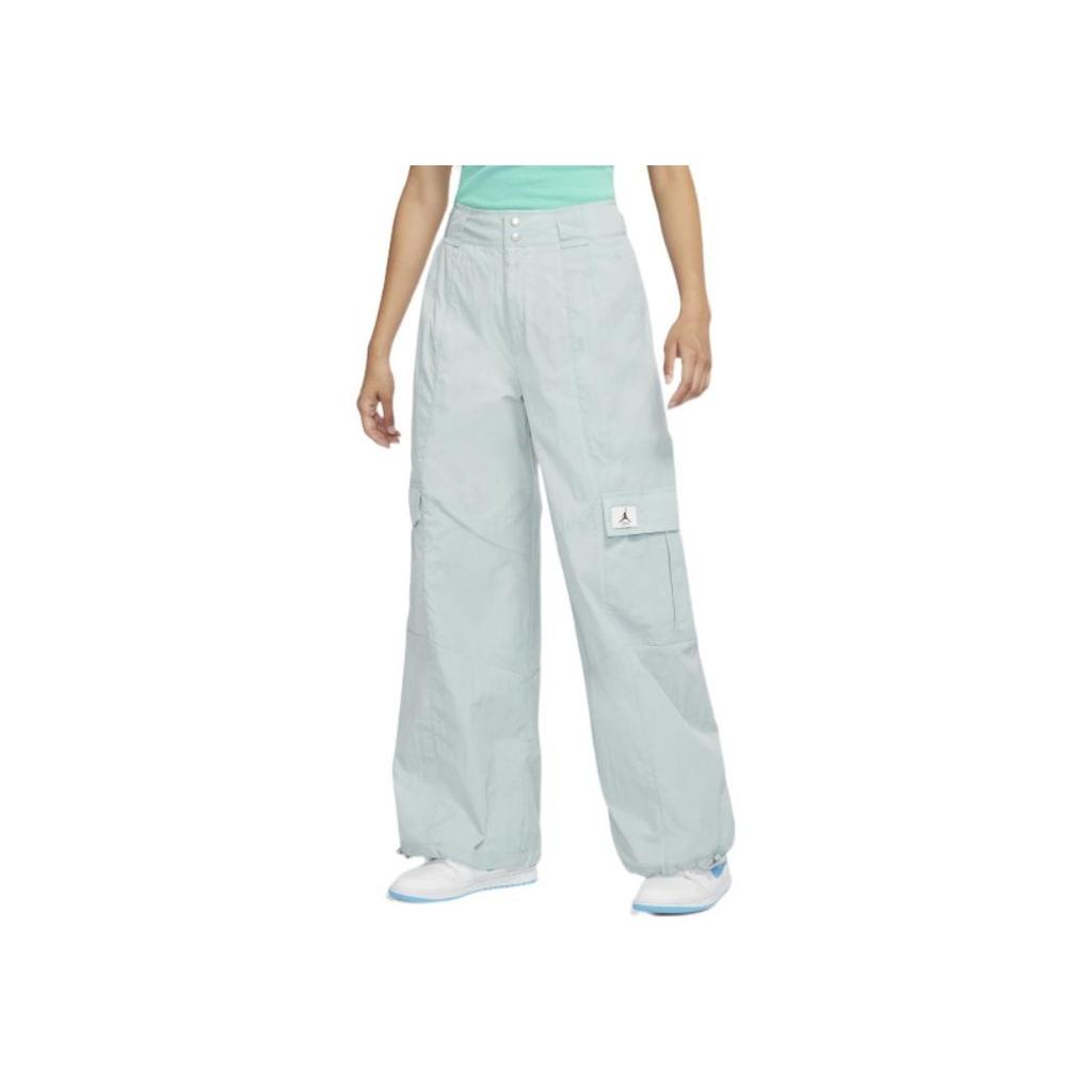 Jordan Locker sitzende einfarbige gewebte Sporthose mit Logo für Damen Unterteile Tiefsee-Blau DM5176-366