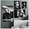 Kurt Cobain Banda de Rock Música Cantor Estrela Arte de Parede Imagem Pôsteres e Impressões Pintura em Tela para Quarto Decoração de Casa