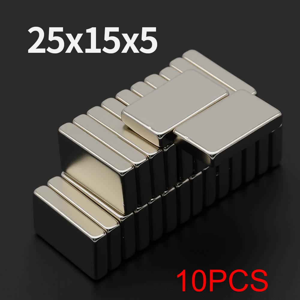 Powerful Neodymium Magnet N35 NdfeB Permanent Magnetic imanes Block Super Strong Fridge Magnets 5x5x5 10x5x2 20x10x2 20x10x3mm