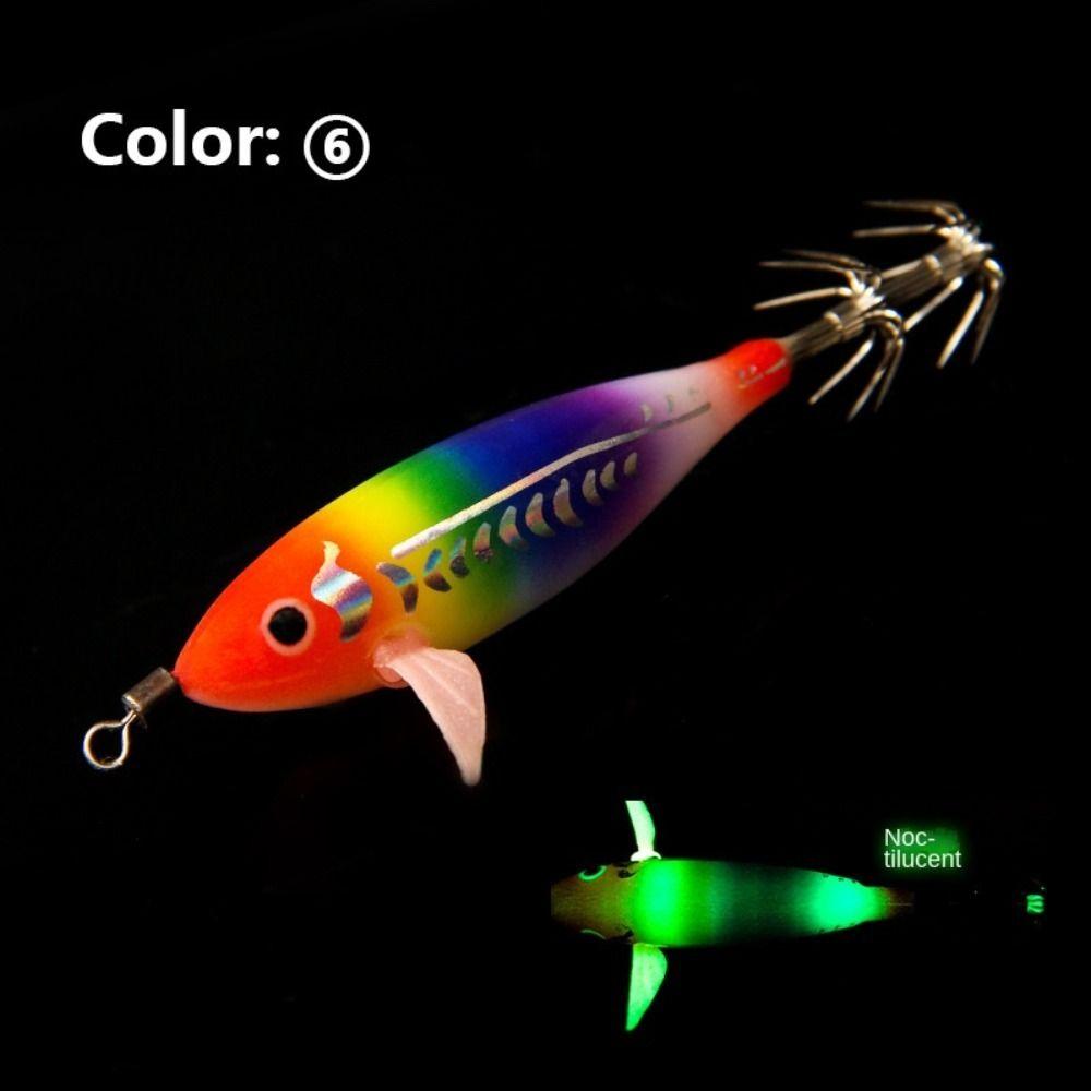 Lead Sinker Wood Shrimp Lures Jigs Hook Octopus Lure 2024 Squid Hook Simulation