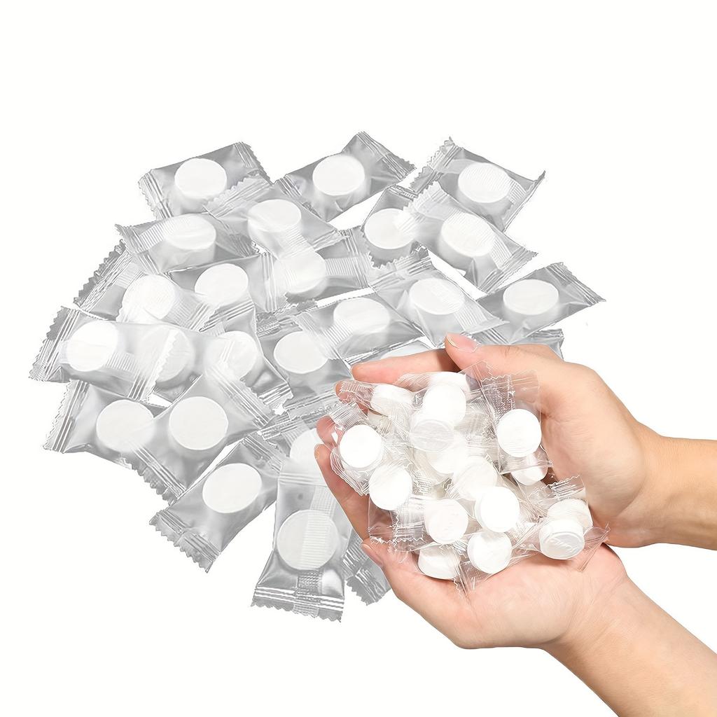 50pcs/20pcs Tablets Facial Tissue Compressed Disposable Face Towel Tablets Travel Towels Compressed Magic Towels