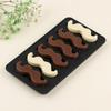 Easy Release Mustache Mold 6 Cavities Biscuit Fondant Mold Chocolate Candy Mold  Cake Decor