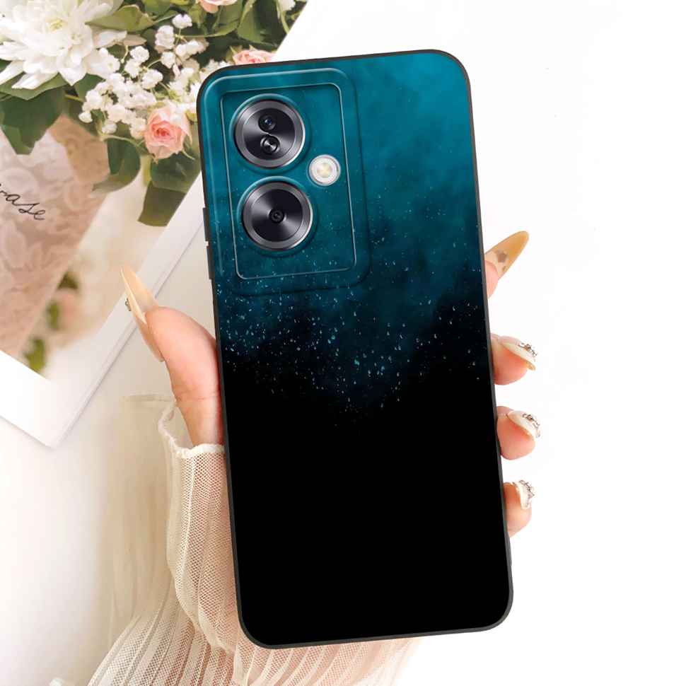 For Oppo A79 5G Case Cartoon Cat Retro Style Silicone Cover For Oppo A79 CPH2553 CPH2557 Shockproof Phone Cases Bumper