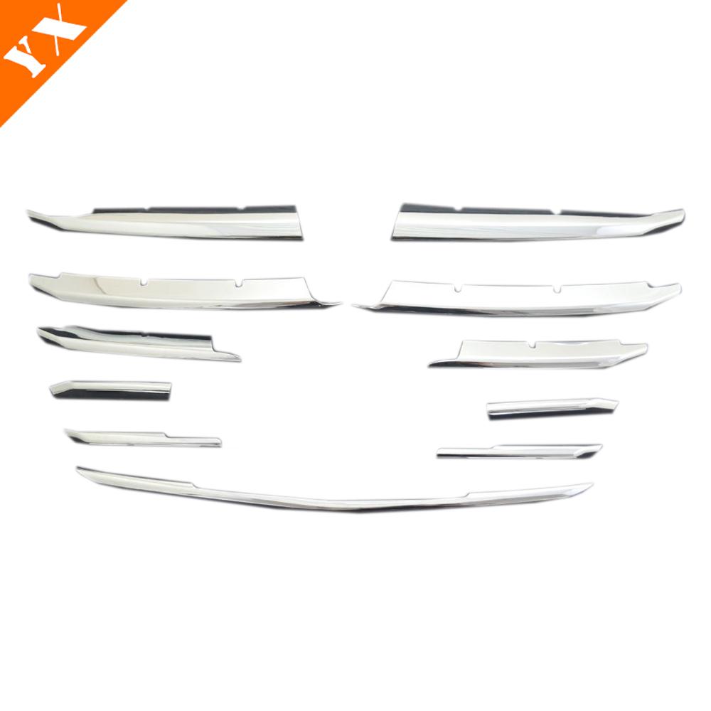 Chrome Garnish Car Front Grille Trims Lane Legend Case Decoration Anti Scratch Cover For Mazda 3 Axela Accessories