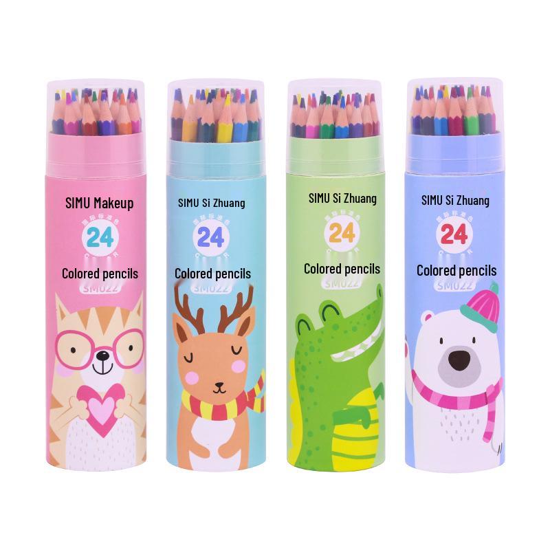 Colored Pencil Set for Elementary Students - 24 or 36 Colors, Ideal for Rewards and Children's Art Projects