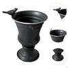 Flower Pot Vase Figurine with Drainage Hole Gift Statue Decorative Plant Container Planter