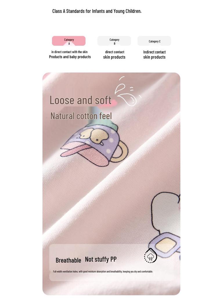Sous-vêtements Triangle pour Enfants: Shorts Bébé Fille 100% Coton, Sans Pincement