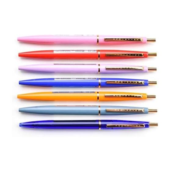 Anterique Oil-Based Ballpoint Pen 0.5mm Plant-Derived Clear Amber BP1E-CA