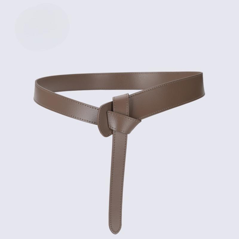 

Вязаный пояс Женское пальто-свитер Декоративный женский пояс Юбка Типичный кожаный пояс