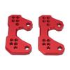 Motorcycle Adjustable Rearset Foot Pegs Mounting Base Replacement for YZF R3 R25 MT25 MT03 Red