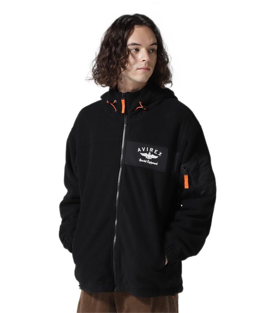 Avirex Varsity Logo Fleece Size Men's Hoodie, 2XL, 310, Olive, 783-2231003