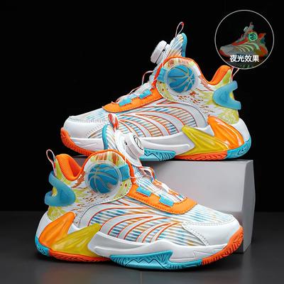Modische Kinder Basketballschuhe Training Outdoor Kinder Schüler Sportplatz Atmungsaktive Sneaker Jungen Original Sport Basketballschuhe