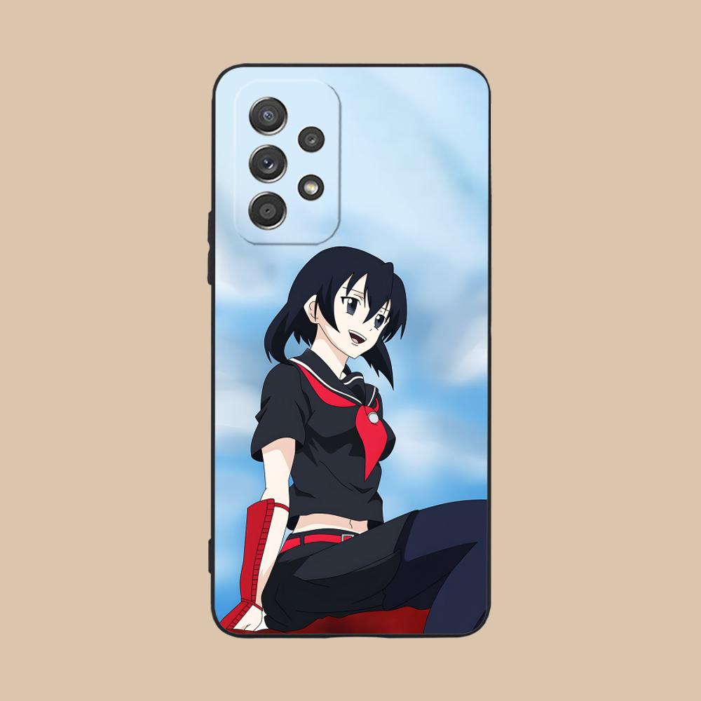 Akame Kurome Matte TPU Mobile Phone Case for Samsung Galaxy M55 54 42 35 34 33 32 23 22 15 14 13 12 F55 5G Colorful Cover