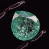 Natural Green Emerald Loose Gemstone 15.50 ct Pear Cut Making for Jewelry Making and Gem Collections