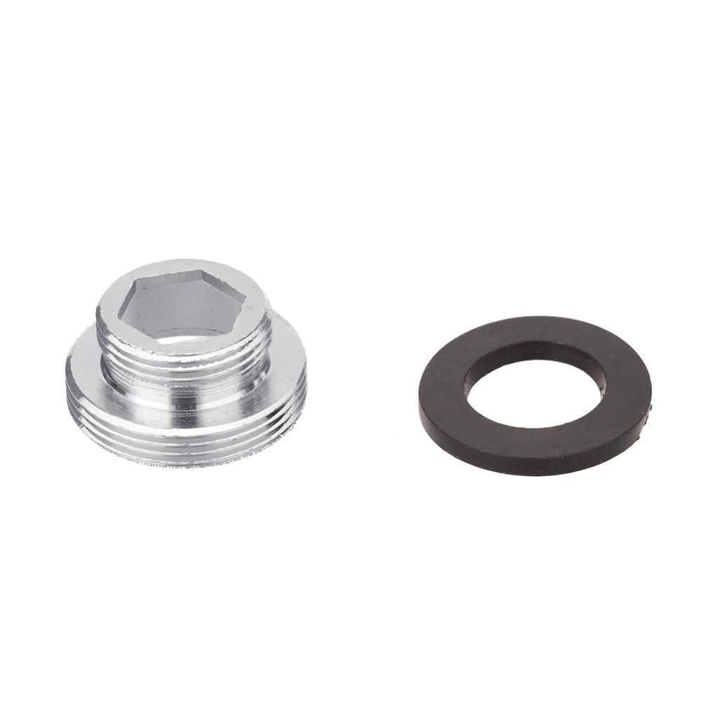2Pcs 22mm To 16mm Faucet Adaptor Tap Aerator Connector Replacement Kitchen Tap Connector for Kitchen Bathroom Sink