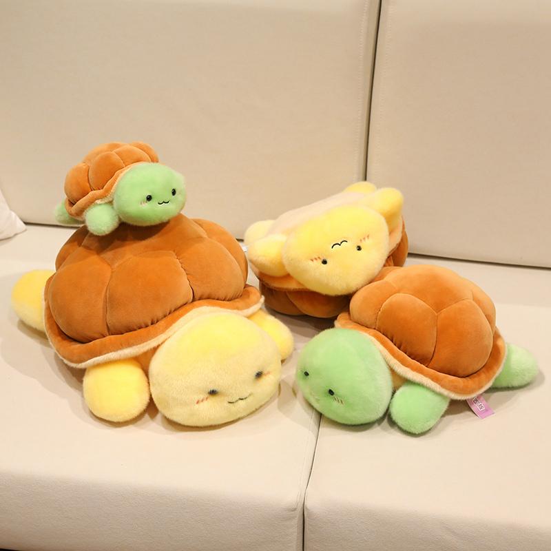 30/40 cm Cuscino Peluche Tartaruga Pane Carina Ciondolo Peluche Tartaruga Pane Kawaii Giocattolo Animale Morbido Riempito Decorazione per la Casa