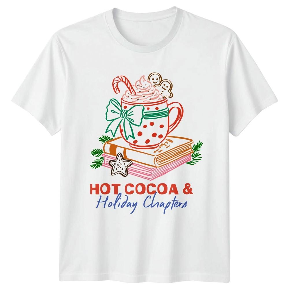 Hot Cocoa Holiday Chapters Christmas Holidays Graphic Tee Unisexs Unisexs Shirt S