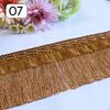 Wholesale 12M Long Fringe Polyester Yarn Gold Thread Tassel Lace Trim Ribbon Sew Latin Dress Garment Curtain DIY Accessories