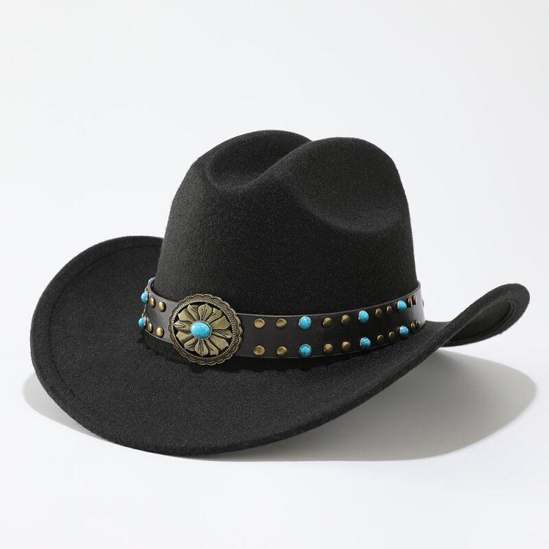 Men's and women's jazz hats, vacation sunscreen, national Tibetan style, European, American and western cowboy hats, travel hats