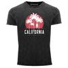 Men's T-Shirt California Palm Trees Santa Monica Beach Summer Sun Vintage Shirt-