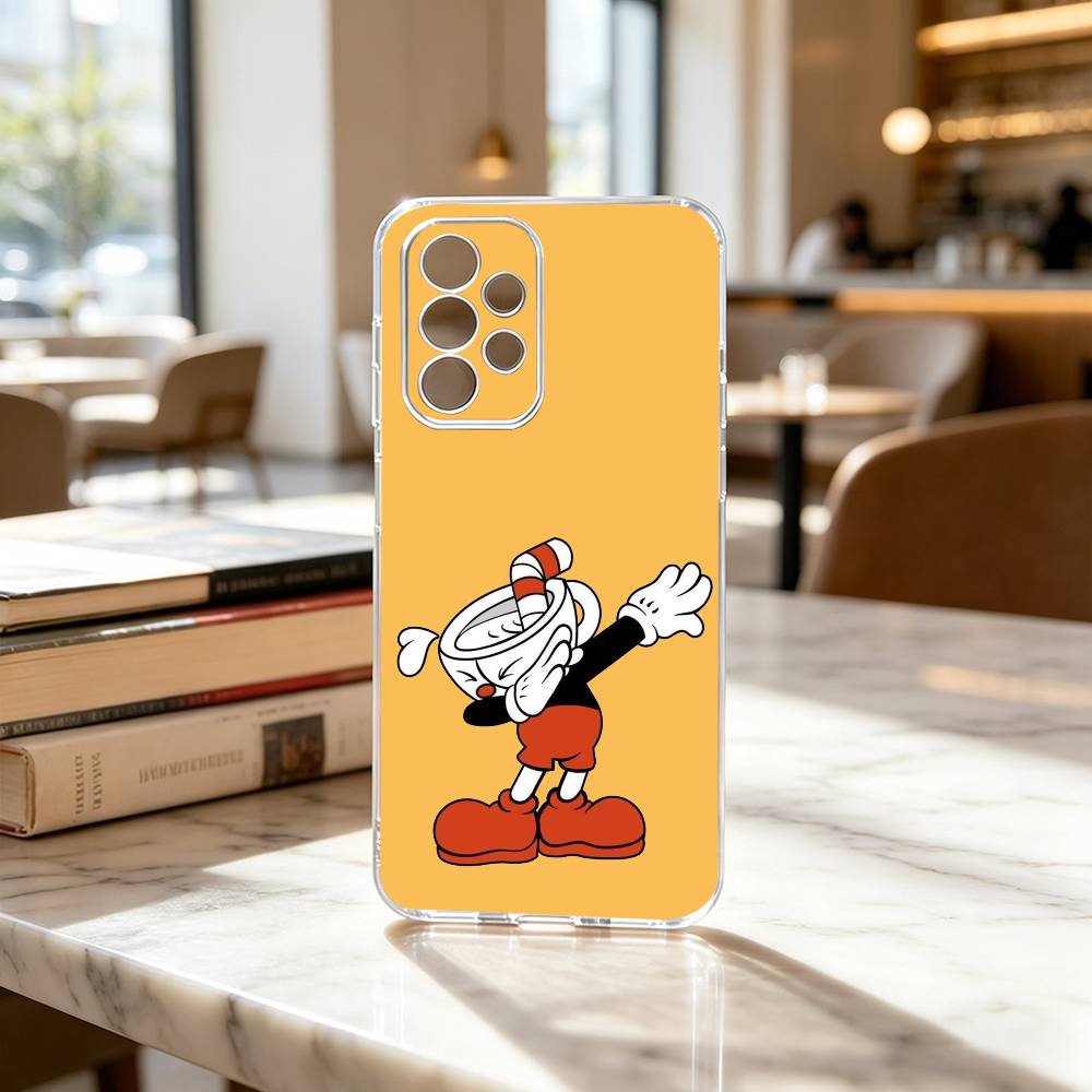 P-Popular C-Cuphead Game  Phone Case For Samsung S25,S24,S21,S22,S23,S30,Ultra,S20,Plus,Fe Transparent Cover