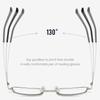 Multifocal Photochromic Anti-Blue Light Presbyopia Glasses Minimalist Business-Style High-Definition Reading Eyewear Unisex