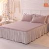 Seasonal Universal Skin Friendly Bedspread Thick Cotton Padding Modern Minimalist Anti Slip Protective Cover