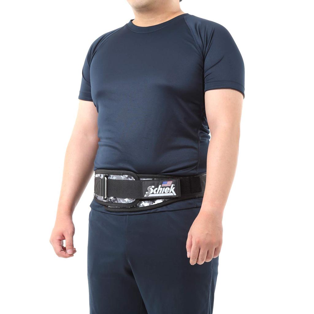 Schiek Lifting Belt 4004 Digital Camo Japanese (Official Product) (XS 61cm-71cm)