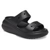 Crocs Classic Crush Puff Keil Clogs Unisex Schuhe Schwarz 207670-001