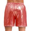 Shorts Boxer Brillants pour Homme Ceinture Élastique Design Poche Latérale Coupe Ample Shorts de Plage Brillants Vêtements d'Intérieur