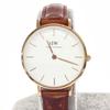 Used Daniel Wellington Daniel Wellington watch quartz SS x leather / ladies / 240001209120