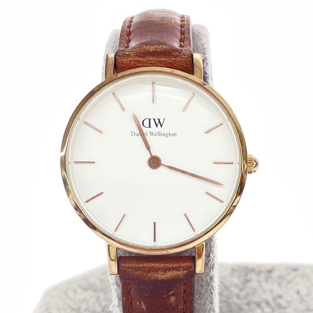 Used Daniel Wellington Daniel Wellington watch quartz SS x leather / ladies / 240001209120