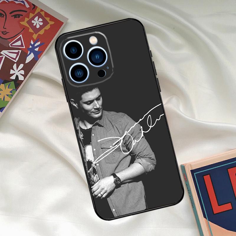Supernatural Jensen Ackles Phone Case For iPhone 16 14 13 12 11 15 17 Pro Max 15 16 Plus 13 Mini 16e 17 Air Funda Cover