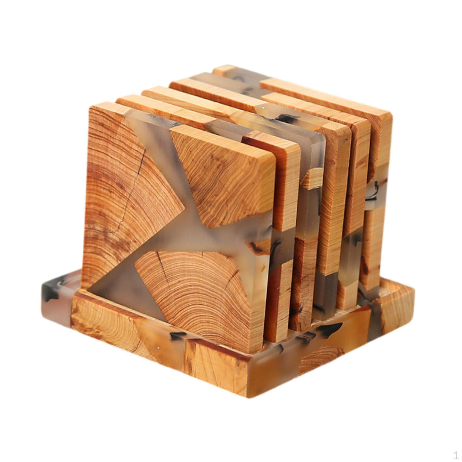 

6 подставок из резины для кружек, теплоизоляционные подкладки для чашек для чая и кофе, подставки под холодильник, square