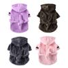 Soft Quick Drying Pet Bathrob Dog Pajama With Hood Cotton Hooded Bathrobe Super Absorbent Dog Bath Towel Pet Supplies