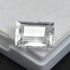 Natural White Sapphire Emerald Cut CERTIFIED 9.95 Ct High Quality Loose Gemstone SU-710