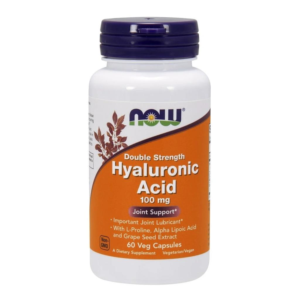 Hyaluronic Acid, 100mg Double Strength - 60 vcaps