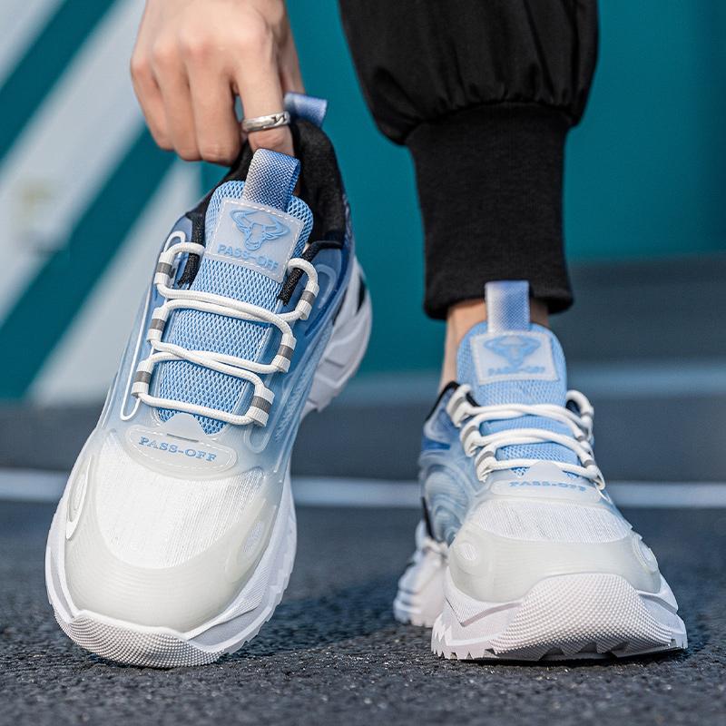 Fashion Fashion mesh surface light casual sports shoes summer men's breathable vulcanized shoes walking running work men's shoes