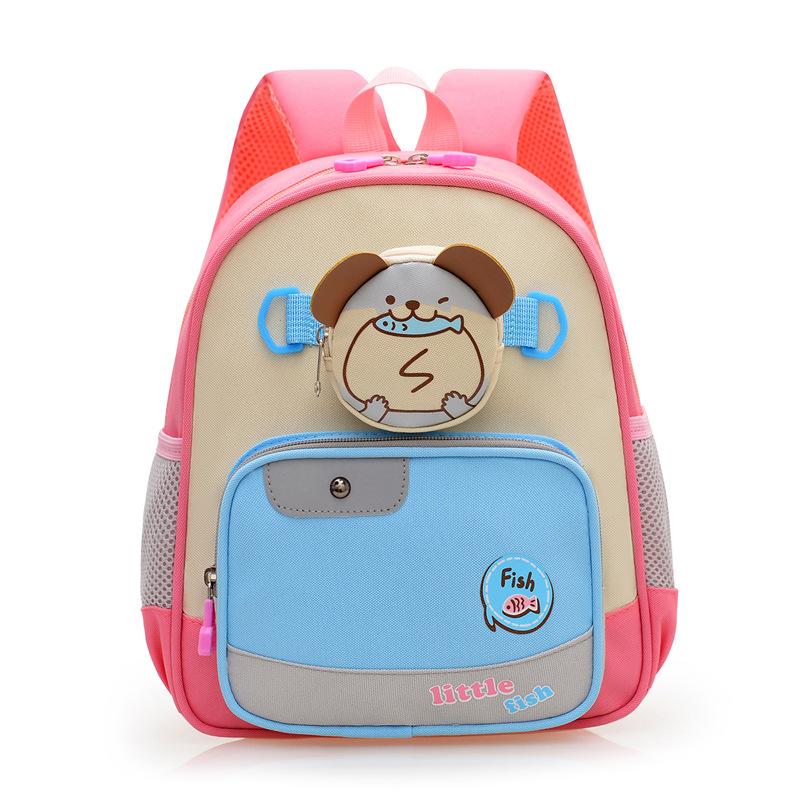 Children's Backpack New Cute Cartoon Kindergarten School Bag Boys and Girls Lightweight Leisure Travel Backpack