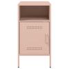 Nightstands 2 Pcs. Pink 36 X 39 X 68 Cm Steel