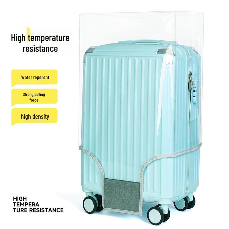 Four Thousand Miles Transparent Luggage Cover