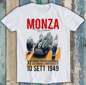 Gran Premio di Monza Gara 1949 Corsa Automobilistica Retro Meme Divertente Regalo Maglietta M1363