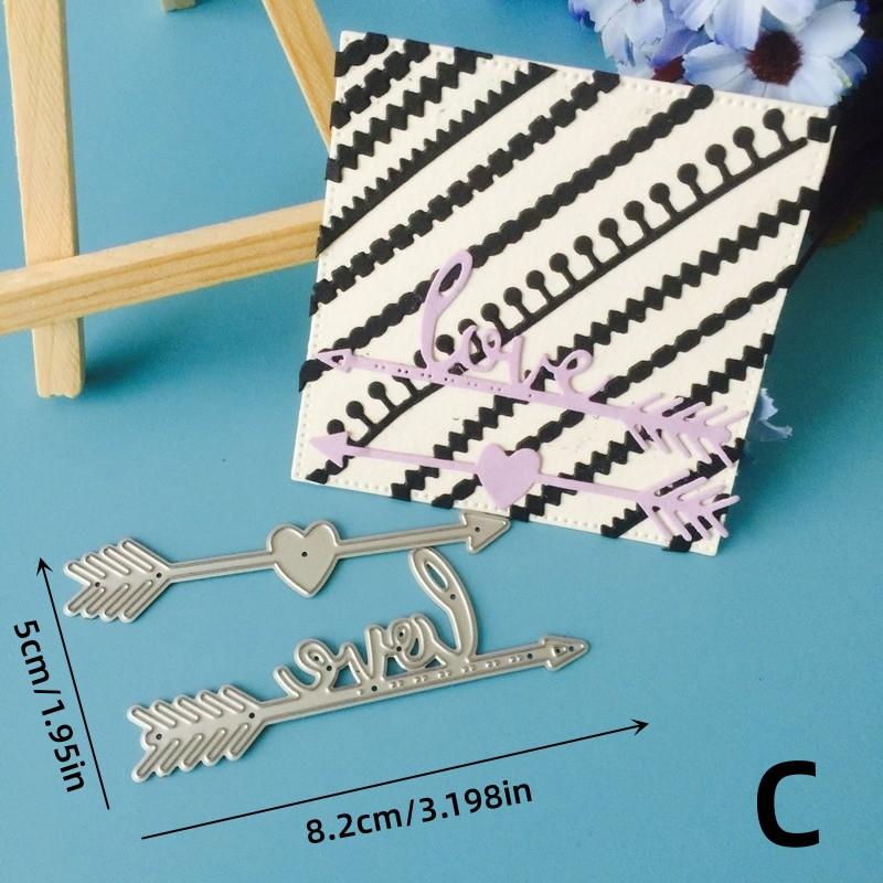 Love Heart Baby Carriage Metal Cutting Dies for DIY Scrapbooking Album Paper Cards Decorative Crafts Embossing.