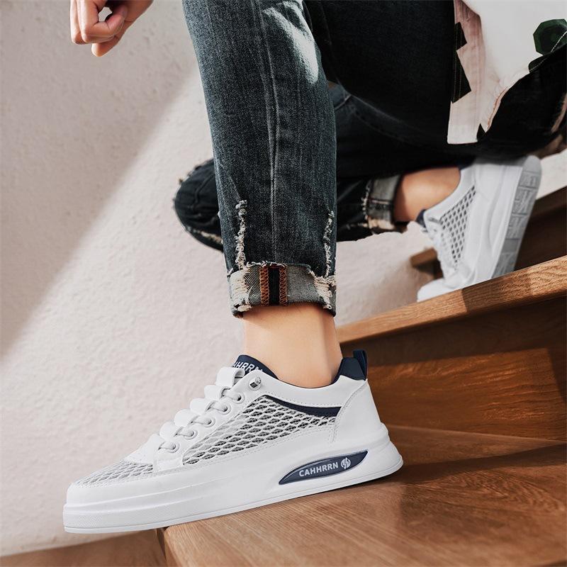 Men's Shoes Spring and Summer New Men's Injection Molding Sports Shoes Breathable Color Matching Fashion Casual Versatile Daily Comfortable Men's Shoe