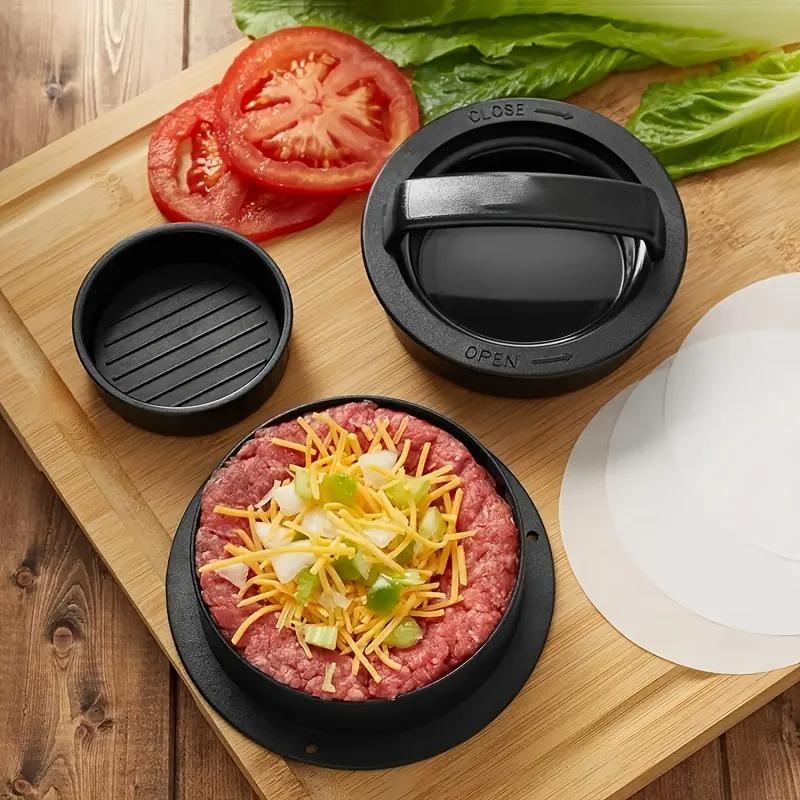 Non-stick Burger Machine Meat Pie Machine Mold Hamburger Press Pie Ring Mold Kitchen Cooking Mold Barbecue Tools