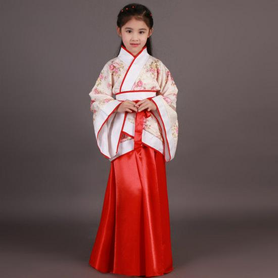 "Dětské šaty Hanfu vílí princezny – Starověký styl pro vystoupení a fotografie"