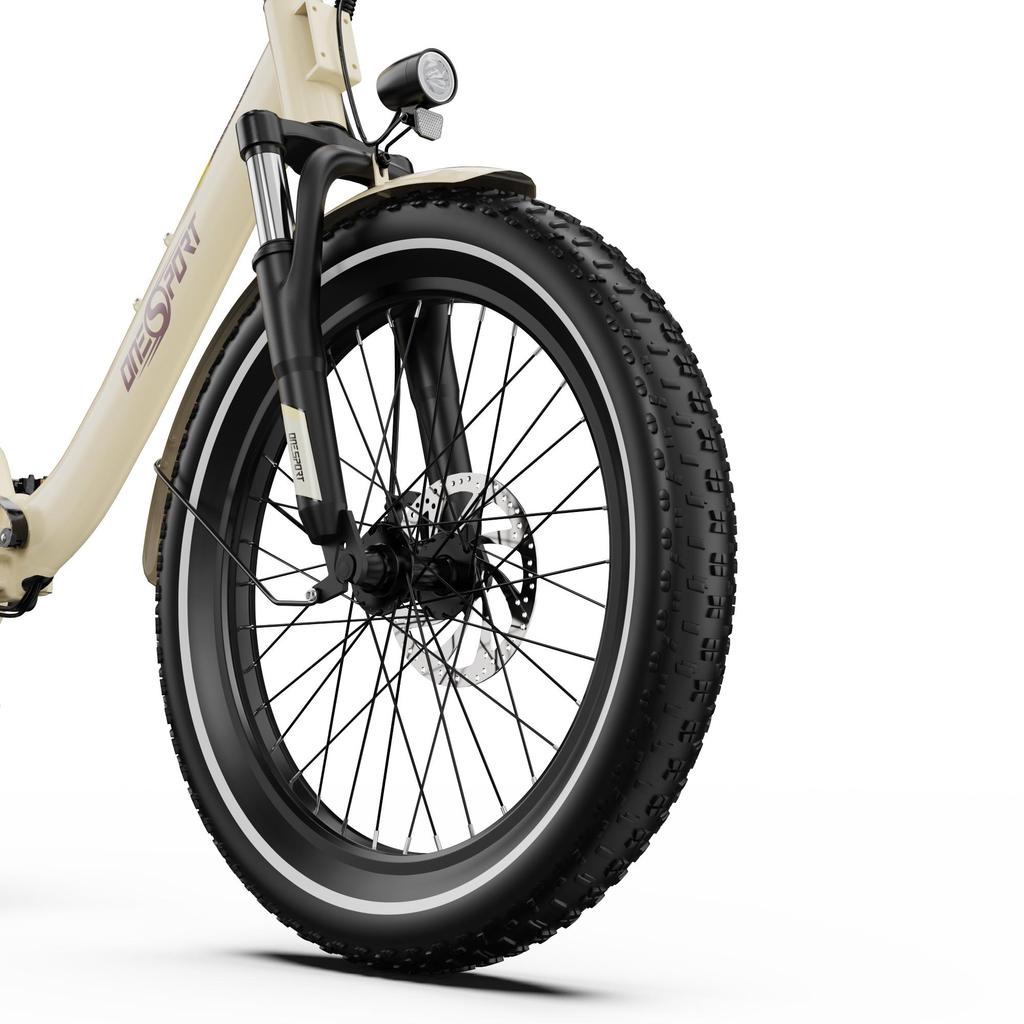 "ONESPORT OT16-2 Folding E-Bike - 250W Motor, 120km Range, 20" Tires, Shimano 7-Speed, IPX5 Waterproof, Compact Design"