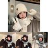 Winter Strickmütze und Schal Set mit Ohrenschutz für Damen Stilvolle Wärme und winddichter Komfort