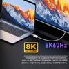 Xiwai 8K Mini DisplayPort Male To Mini DP Female 60hz Adapter for UHD 4K 144hz Ultra HD Laptop PC Monitor Video 1.4 76804320